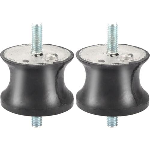 For BMW Transmission Mount E32 E34 E36 E38 E39 E46 Transmission 23711131664(Two For Sale)-Black