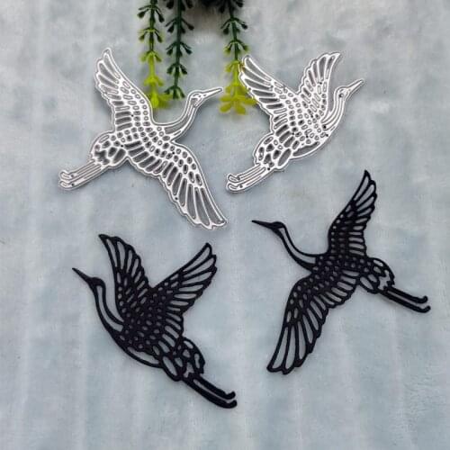 Bird, red crowned crane decoratio Metal Cutting Dies for DIY Scrapbooking Album Paper Cards Decorative Crafts Embossing Die Cuts