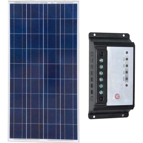 Solar Set 150w 300w Solar Panel 150w Solar Charge Controller 12v/24v 20A PWM Battery Charger Caravan Car Camping Motorhomes Rv