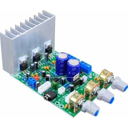 60W Super Heavy Subwoofer TDA2030A Power Amplifier Board 2.1 Triple-Track Bass Audio Stereo Amplifiers Board Compatible LM1875