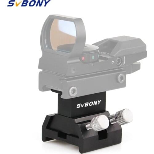 SVBONY Dovetail Board Dot Finder Mounting Bracket With Finder scope Dovetail Slot for Astronomy Monocular Telescope W2597A