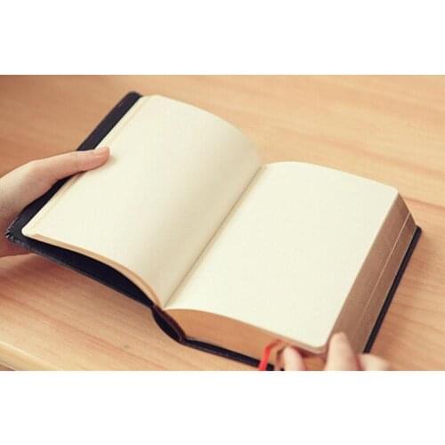 Vintage Thick Paper Notebook Notepad Leather Bible Diary Book Journals Agenda Planner School Office Stationery Supplies