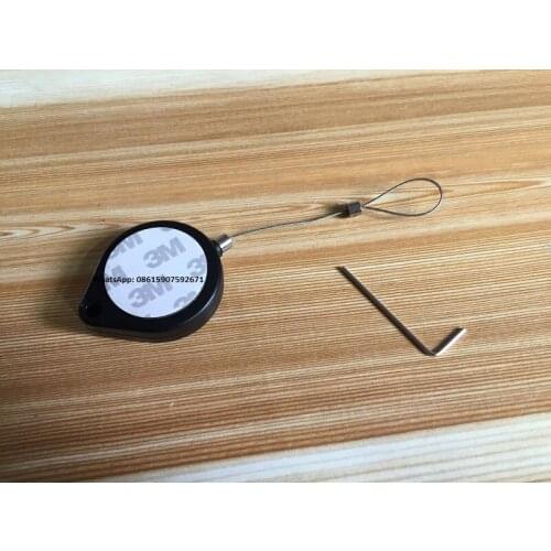 50 Pcs Heart-Shaped Display Security Retractable Pull Box With Adjust Lasso End For Merchandise Anti Theft In Retail Shop