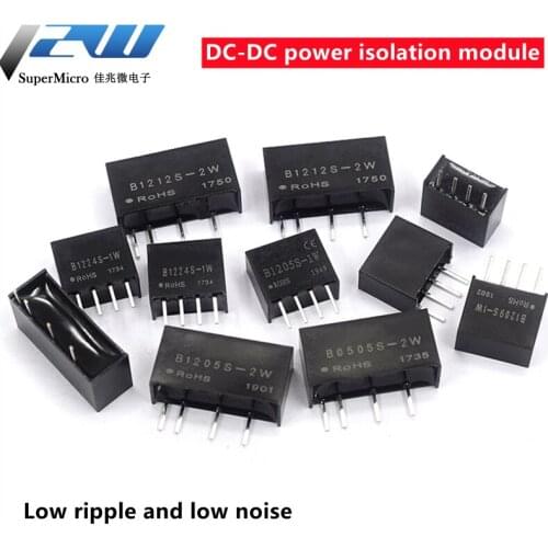 Power isolation DC-DC module B0505/9/12/24S-1W B1205/1212/1224S-2W 2405