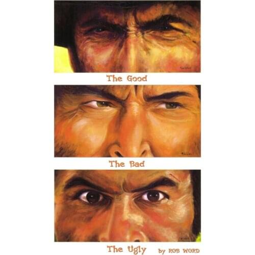 248 The Good The Bad And The Ugly Movie 4 Silk Art Poster Wall Art Home Decoration Gift