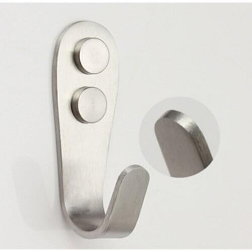 3 Sizes Stainless Steel Door Hooks Hanging Hanger Holder for Hanging Coat Cloth food in kitchen Strong