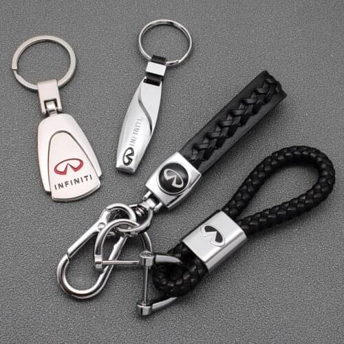 3D Metal Braided Rope Car Keychain Key Chain Key Rings For Infiniti FX35 Q50 Q30 ESQ QX50 QX60 QX70 EX JX35 G35 G37 Accessories