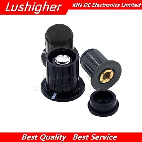 5PCS WXD3-13-2W Knob High Quality Black Knob Suitable For WXD3-13 2W Button Cap Turn Around Special Potentiometer Knob