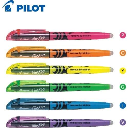 6 Colors PILOT SW-FL Erasable Highlighters Pen Marker Pen Office & School Stationery Supplies
