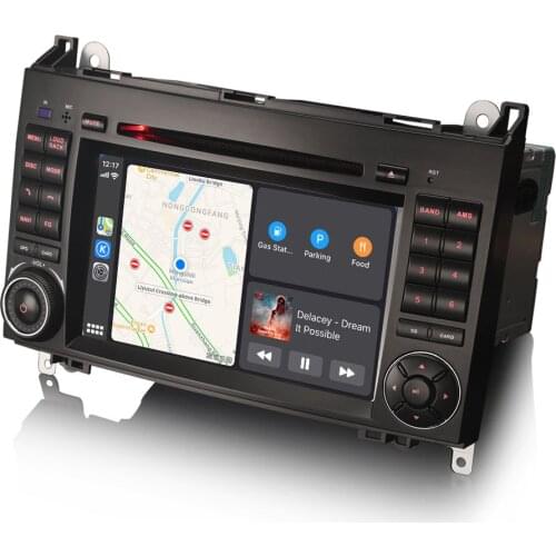 7" Android 10.0 OS Car DVD Multimedia Navigation GPS Radio Player for Volkswagen Crafter 2006+ with Built-in CarPlay Function