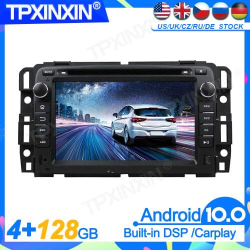 For GMC Yukon Tahoe 2007-2012 DSP Android 10 Octa Core 4G Car DVD Player GPS Map Navigation RDS Car Radio Wifi Bluetooth USB PX6