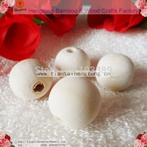 Free shipping50pcs/pack 25mm natural wooden bead without any varnish wooden gift ball with hole schima wood bead special offer