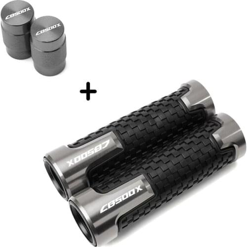 For HONDA CB500X 2016-2020 Motorcycle CNC Wheel Tire Valve caps & Handlebar Grips