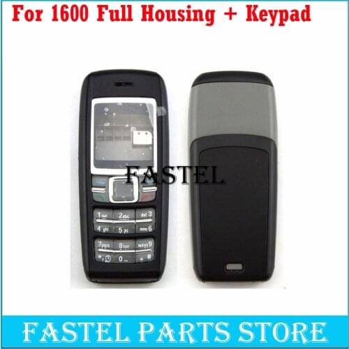 For Nokia 1600 High Quality New Full Complete Mobile Phone Housing Cover Case + Keypad Free shipping