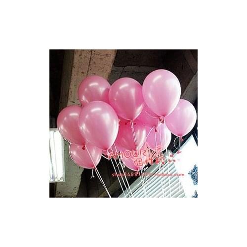 [ Fly Eagle ] 100pcs Heart Shape Balloons Occasions Wedding Birthday Party Decoration Supplies 12inch Light Pink H999-15