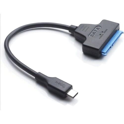 USB-C /TYPE-C To SATA Converter USB 3.1 Type-C Adapter Cable For 2.5" Hard Drive SSD SATA To USB 3.1 High Speed Hard Drive Cable
