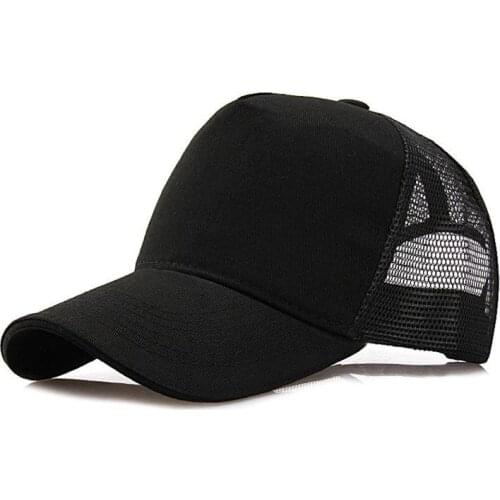 2020 Summer Baseball Cap Men Snapback Mesh Caps Women Hats for Men Casquette Bone Casual Black Adjustable New Sun Hat Trucker