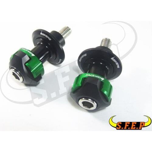 Motorcycle Universal CNC Aluminum Swingarm Spools slider stand screws For Kawasaki Ninja 250R/Ninja 300R/Ninja 650R/Z250SL/Z300