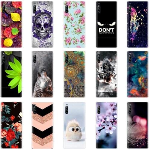 Soft TPU Case For Sony Xperia L4 Silicon Phone Case For Sony Xperia L4 Coque 6.2'' for Sony L4 L 4 Painted Protective Back Cover