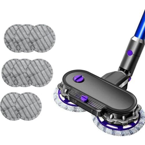 Electric Cleaning Mop Head for Dyson V7 V8 V10 V11 Vacuum Cleaner Parts Mop Head Wet and Dry with Water Tank ABS