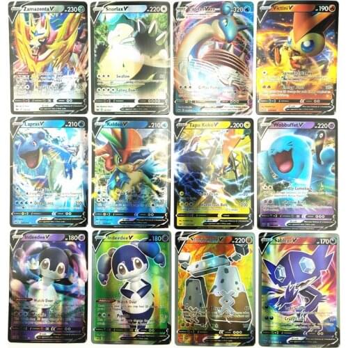 New 2021Pokemon Card Vmax GX Tag Team EX Mega Game Battle Cards Trading Children V Max Cards Toy