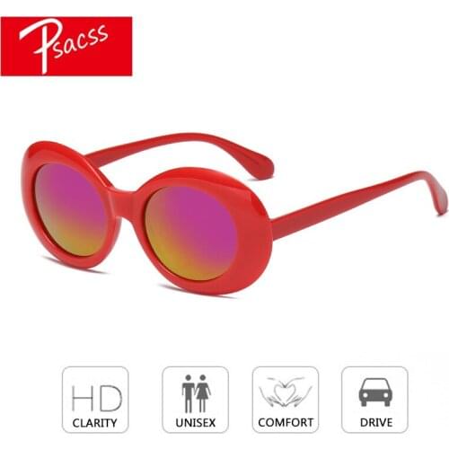 Psacss Oval Vintage Sunglasses For Children Cute Goggle High Quality Sun Glasses Boys Girls Luxury Brand Designer Eyewear oculos