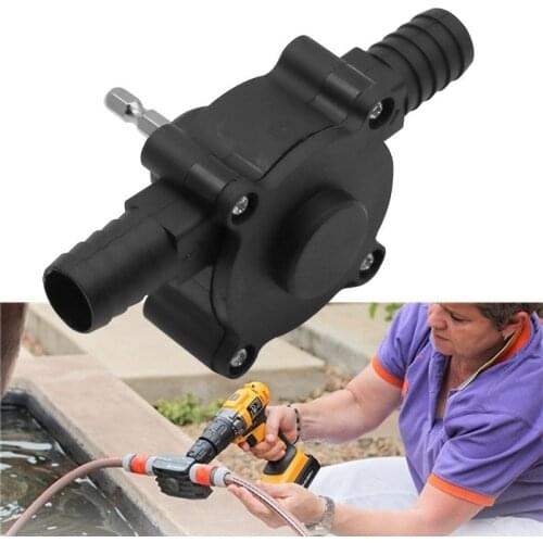 Hand Electric Drill Drive Self Priming Pump Oil Fluid Water Transfer Mini Pumps Power Home Garden Tool Outdoors Accessories