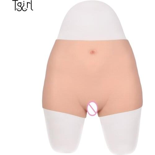 Silicone Panty Private Parts Hair With Holes Inserted Urinary Pore 2019