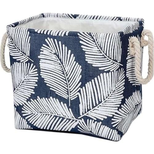 Thicken Foldable Storage Box Fabric EVA Storage Basket Home Clothes Toys Changeable Label Cartoon Storage Basket