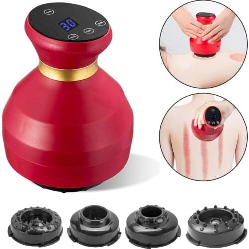 Vacuum Cupping Body Massager Electric Guasha Back Body Massager Machine Stimulate Acupoint Pressure Relaxation Health Care Tool