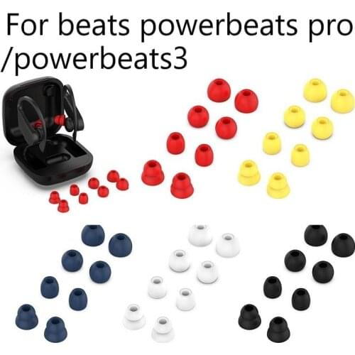 Bright Replacement Silicone Earplug Earbuds Ear Cap for Beats Powerbeats Pro /powerbeats3 Wireless Bluetooth Headset Earplug