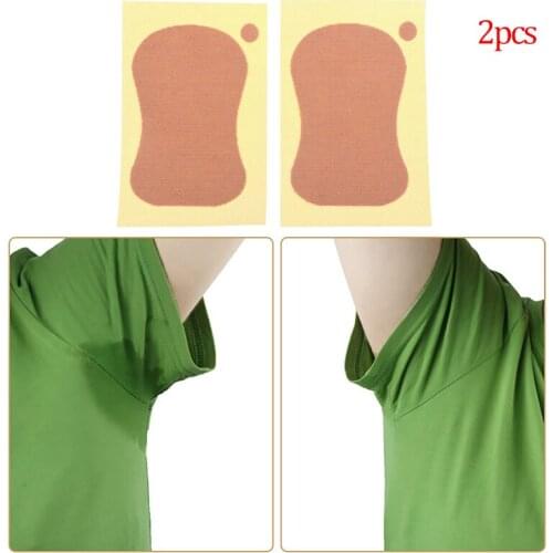2PCS Underarm Sweat Pads for Clothing T-Shirt Anti Sweat Armpit Absorbent Pads Summer Deodorants Armpit Absorbent Pad Sticker