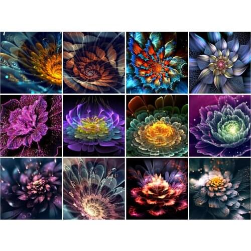 5D DIY Diamond Painting Crystal Three-dimensional Flower Diamond Embroidery Sale Mandala Pictures Of Rhinestones Mosaic Wall Art