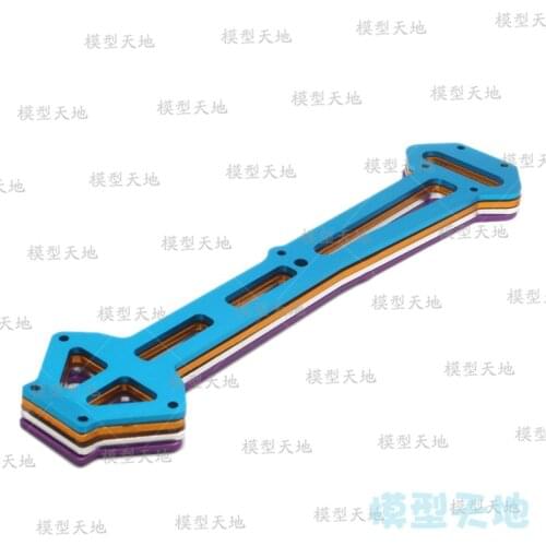 HSP 04002 03990 Aluminum Metal Radio Tray Blue & Purple For 1/10 4WD RC Model Car Buggy Monster Bigfoot Truck 94111 94107 94118