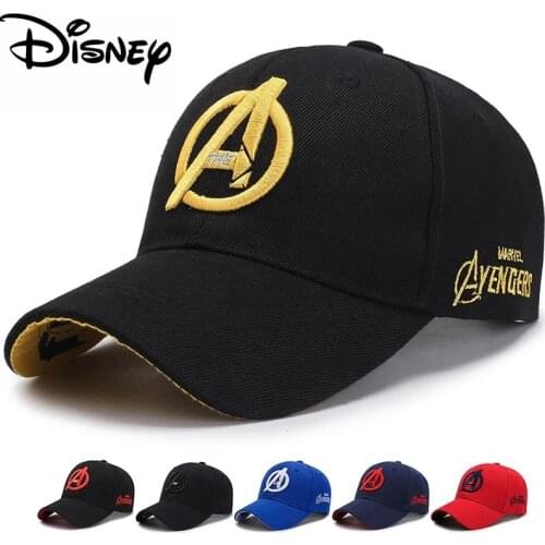 Disney High Quality Avengers round label A embroidery men and women baseball caps outdoor sun hats adjustable cap DropShipping