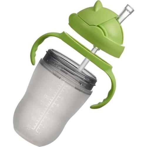 Baby bottle cover Silicone Cup caps accessories drinker water drink straw Kids Learn Feeding replace sippy Training for como