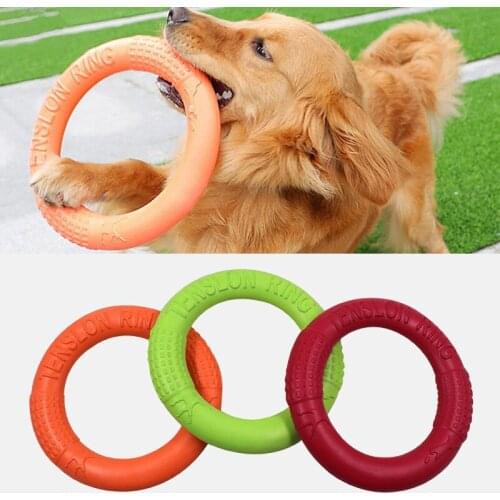 Dog Toys Flying Discs Pet Interactive Training Ring Dog Portable Outdoor for Small Large Dog Chew Toys Pet Motion Tools Products
