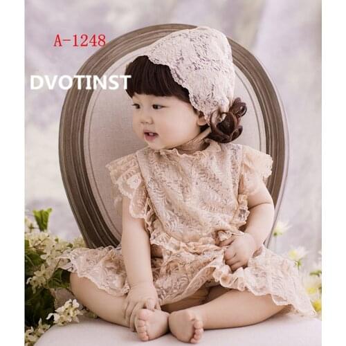 Dvotinst Newborn Photography Props Outfits Hat for Baby Girls Baby Boys Fotografia Tollder Costume Studio Shooting Photo Props