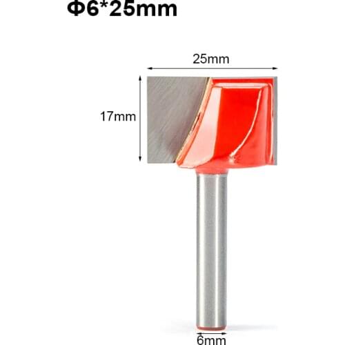 1pc 6mm Wood Milling Router Bits Bottom Cleaning Wood End Mill CNC Router Bits for Woodworking Milling Cutter