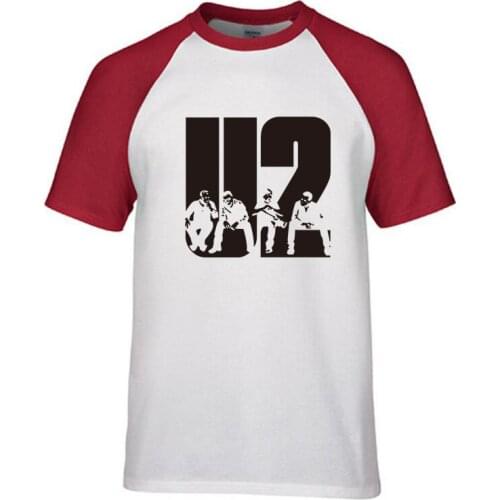 U2 rock band Raglan T-shirt men vintage punk summer tops men streetwear sport men t shirt aesthetic tshirt men clothes Harajuku