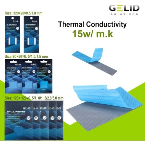 GELID Solutions GP-Ultimate 15w/ m.k Thermal Pad for CPU GPU Motherboard Graphics Card Multi-size Silicone Grease pad
