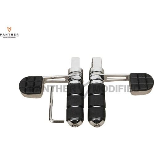 Chrome Skull Motorcycle Foot Pegs mount Kit Moto Foot Rest Heel Stirrup case for Honda VTX1800 2002-2011 VTX1300 2003-2009