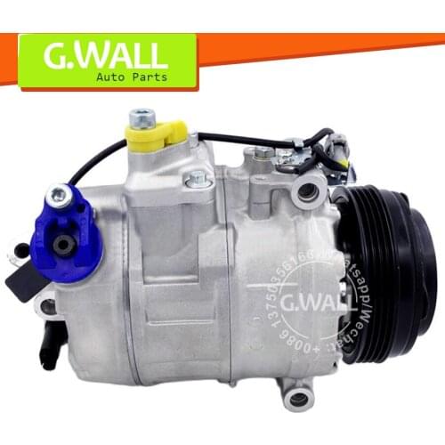 7SBU17 CCar AC Air Conditioning Cooling Pump Compressor For BMW 5 F10 F18 M5 550i 550 S63 N63 447160-0933 4471600933 447260-2779