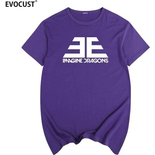 Imagine Dragons Summer print T-shirt Cotton Men T shirt New women TEE