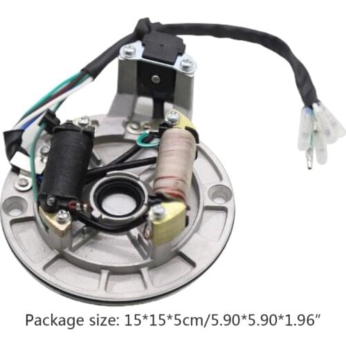 X7AE Stator Coil Metal Magneto Coil Rotor Suitable for 70CC 90CC 110CC 125CC Pit Bike Dirt Bike