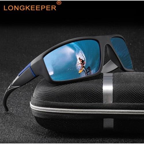 Mens Polarized Sunglasses For Driving Luxury Brand Designer Square Sun Glasses Male Black Sports Sunglasses For Men Women UV