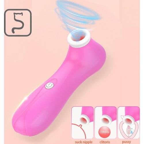 Clit Sucker Vibrator for Women Nipple Sucking Vagina Blowjob Clitoris Stimulator Vibrator Female Sex Toys Goods for Adults 18