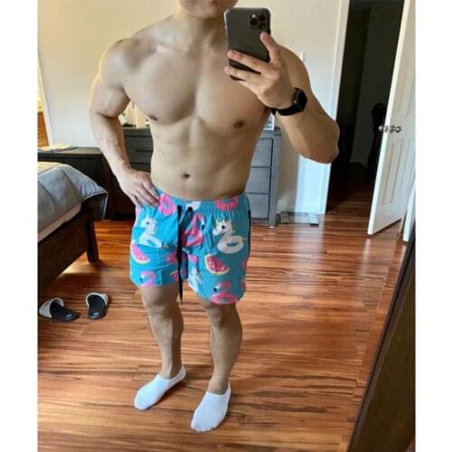 New muscle mens volleyball beach pants fashion casual breathable quick-drying three-point pants running sports shorts