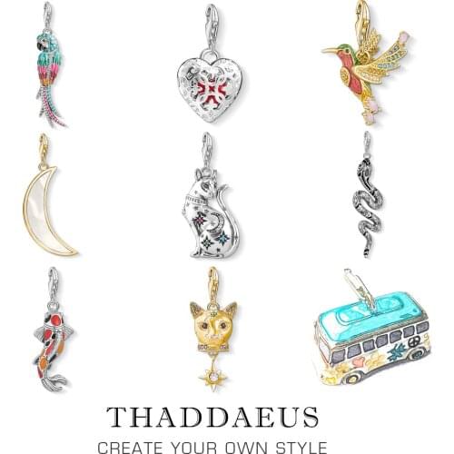 Charm Constellation Cat 925 Sterling Silver For Women 2021 Winter Cute Lucky Magic Gift Europe Style Gift Fit Bracelet