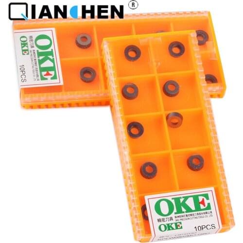 Original quality OKE 10pcs/lot high precision high performance high strength CNC RPEW0802MO-QBG OP1030 industry carbide inserts